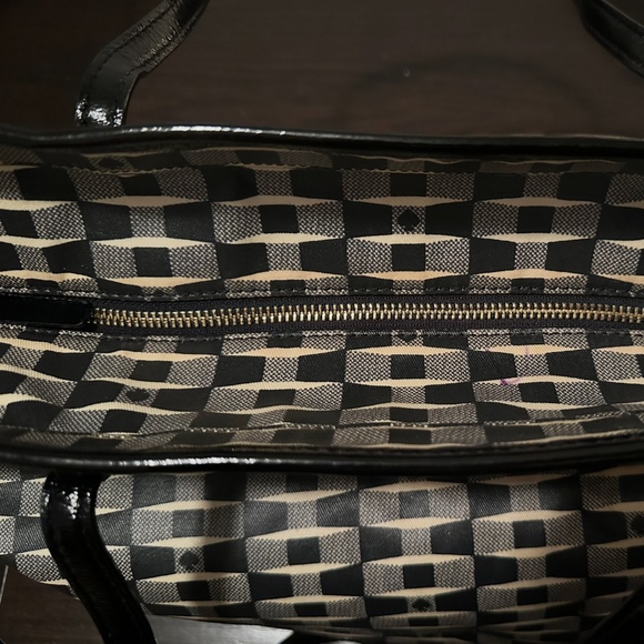 Kate Spade Large Harmony Navy/White Tote Bag - Picture 4 of 5